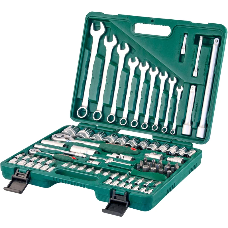 S04H52482S / 82 PCS. 1/4"&1/2" DRIVE TOOL KIT SET METRIC SIZE: 4 to 32 MM